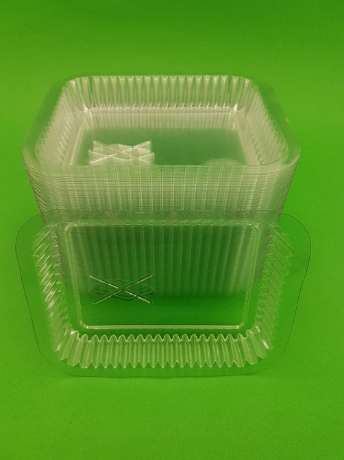 Кришка PET на алюмінієвий контейнер SP44L 100 шт (1 пачка) Харків - фото 1