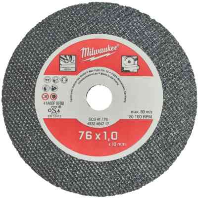 Круг відрізний Milwaukee по металу SCS41/76; 76мм для M12 FCOT (4932464717) Вінниця