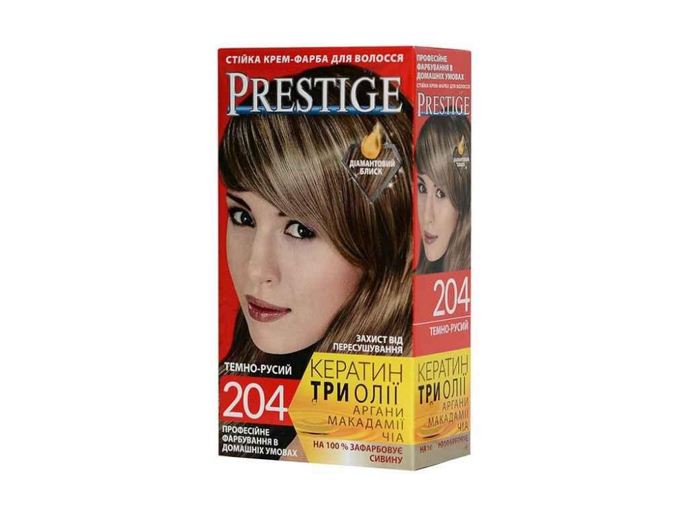 Крем-фарба №204 Темно-русявий ТМ PRESTIGE Київ - фото 1