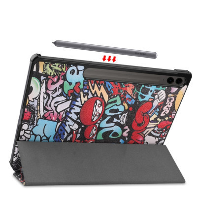 Чехол для планшета BeCover Smart Case Samsung Tab S9 Plus (SM-X810/SM-X816)/S9 FE Plus (SM-X610/SM-X616) 12.4" Graffiti (710377) Винница - изображение 5