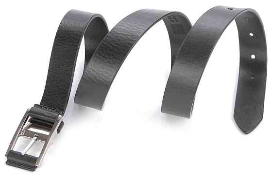 Стильный ремень под брюки GRANDE PELLE 00869 Черный Киев