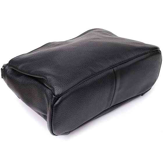 Сумка на плечо из натуральной кожи для женщин Vintage 23007 Черный Киев