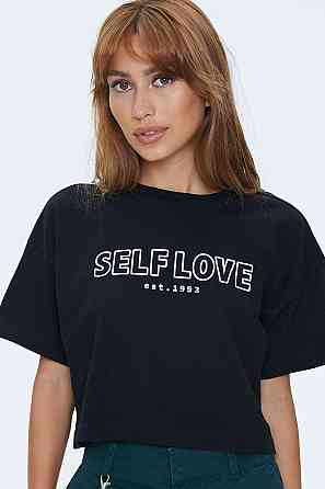 Футболка женская с принтом  46 Черная 2664084156 Днепр