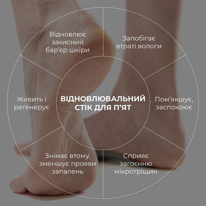 Відновлювальний стік для п’ят із розмарином і ромашкою HydraHeel Care Stick Rosemary Chamomile Repair Hillary Вінниця - фото 10