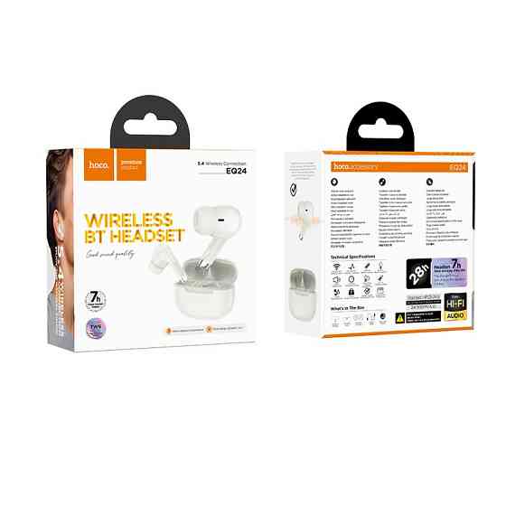 Бездротові навушники HOCO EQ24 Estrella wireless BT headset Monet Gold Одеса