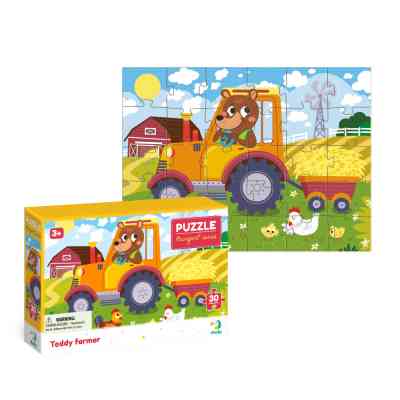 Пазл DoDo Мишка-тракторист, 30 элементов (300371) Винница