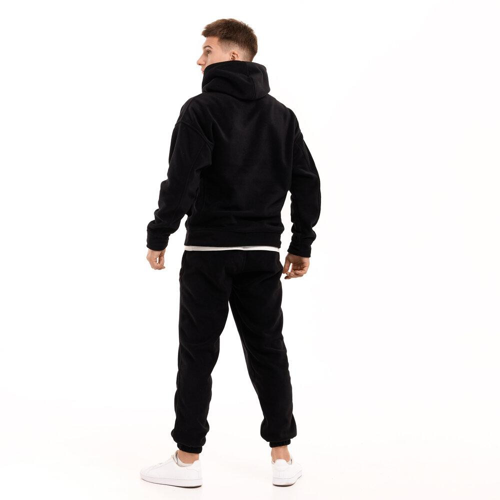 Флисовый зимний мужской костюм Pobedov Mariot. Черный мужской флисовый костюм Киев - изображение 3