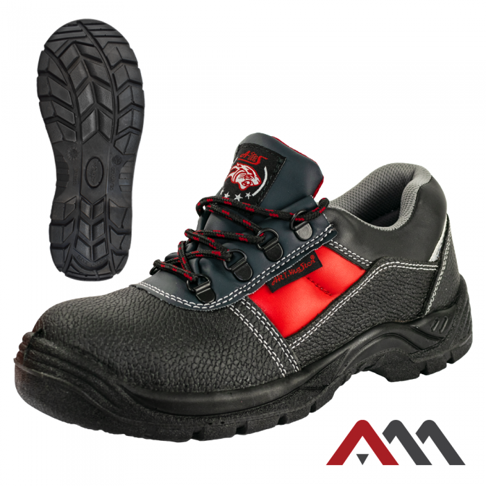 Робочі мешти з пресованої шкіри з металевим носком. 44 Київ - фото 1