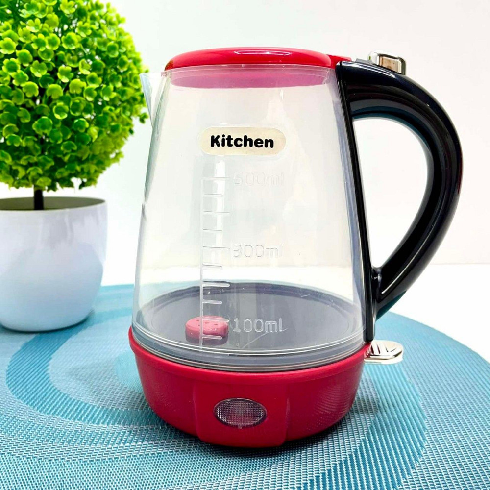 Чайник іграшковий музичний з підсвічуванням Червоний (86021) Чернігів - фото 1