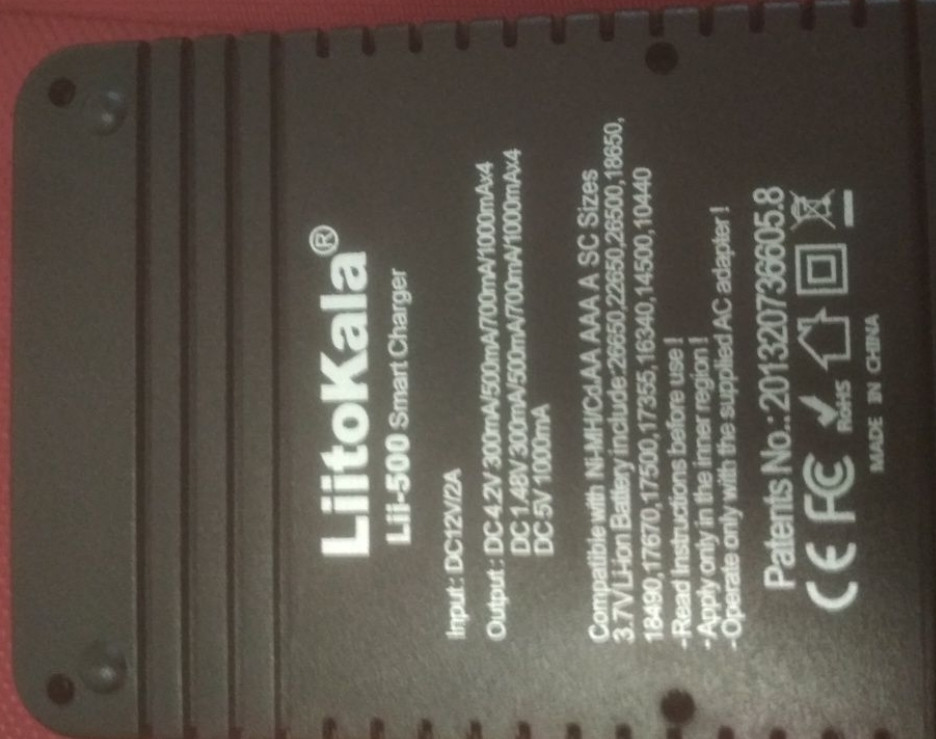 Зарядний пристрій Liitokala Lii-500 з мережевим блоком. Киев - изображение 2