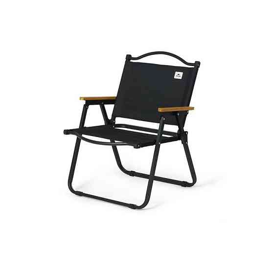 Розкладний туристичний стілець Naturehike CNK2300JU012 (Чорний) Вінниця
