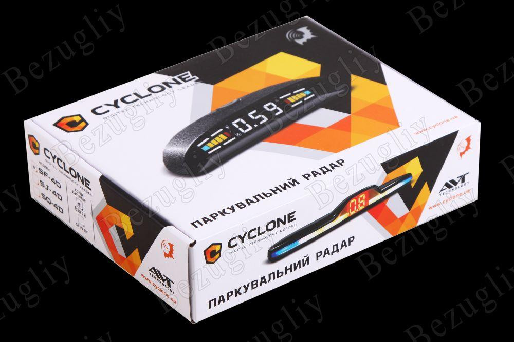 Парктронік 4 датчика Cyclone чорний Вінниця - фото 2