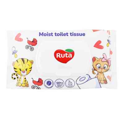 Туалетная бумага Ruta Selecta влажная 40 шт. (4820202893103) Винница