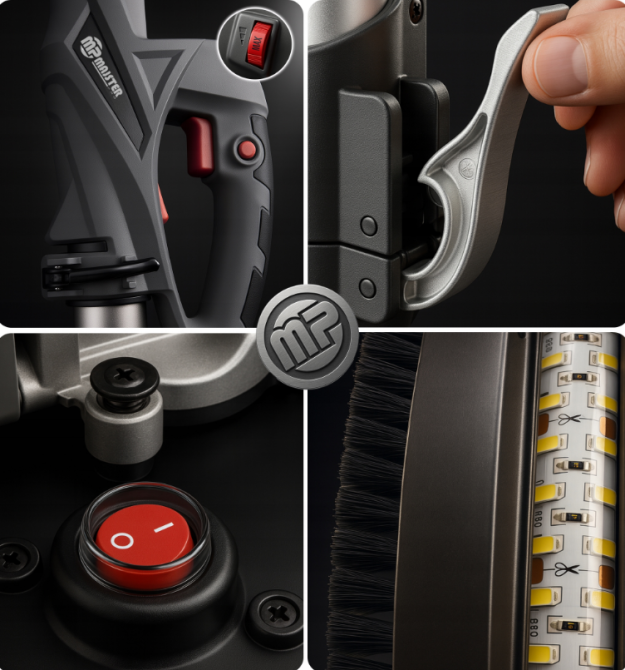 Шліфмашина для стін жираф MAJSTER POLSKA MP0016 (Польща) Київ - фото 8