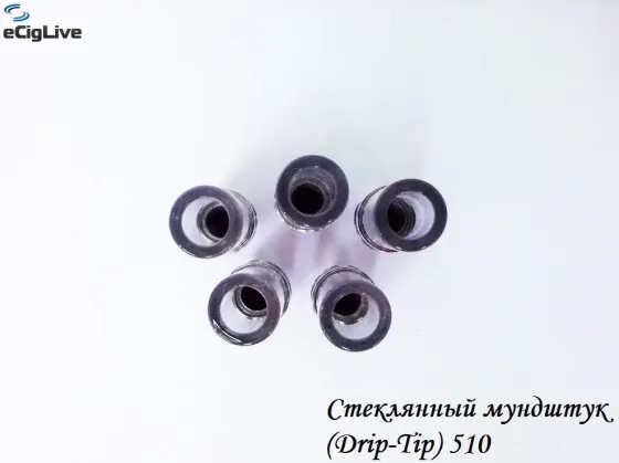 Скляний мундштук (Drip Tip) 510 Київ