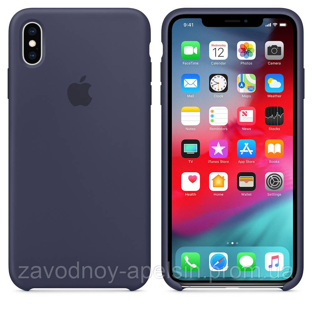 IPhone X XS 10 Чохол Silicone Case MRXE2FE/A (Midnight Blue) Одеса - фото 1