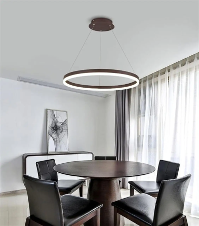 Светодиодная люстра Олимпия PJ812 Coffee 60см Винница