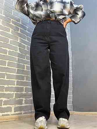 Джинси жіночі Its Basic 3419 Skater jeans косі кишені стрейчеві скейтери банани, чорний, 40, 40, 88  Одеса