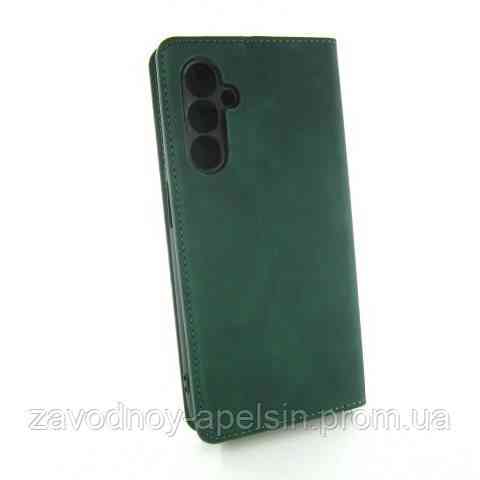 Чехол книжка Samsung A24 A245 M34 M345 M346 Защита камеры (зеленый) Одесса