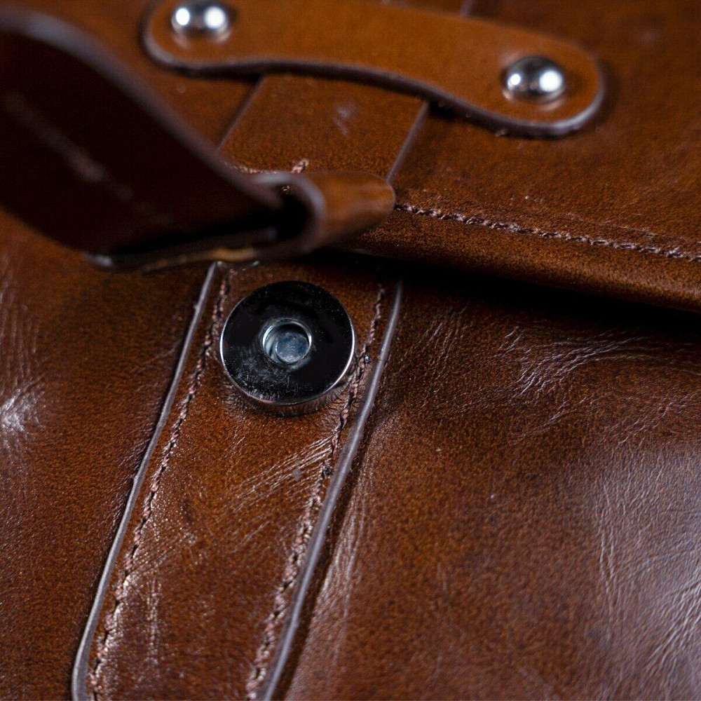 Сумка чоловіча Vintage 14091 Коричнева Київ - фото 2