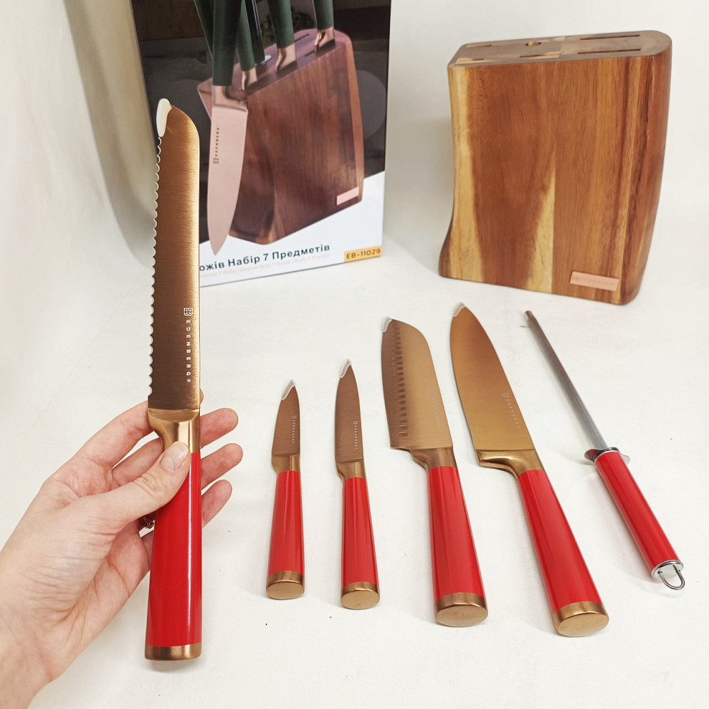 Кухонные ножи для готовки, Эксклюзивные кухонные ножи, Набор ножей для поваров Набор ножей готовки CK-38 Львов - изображение 7
