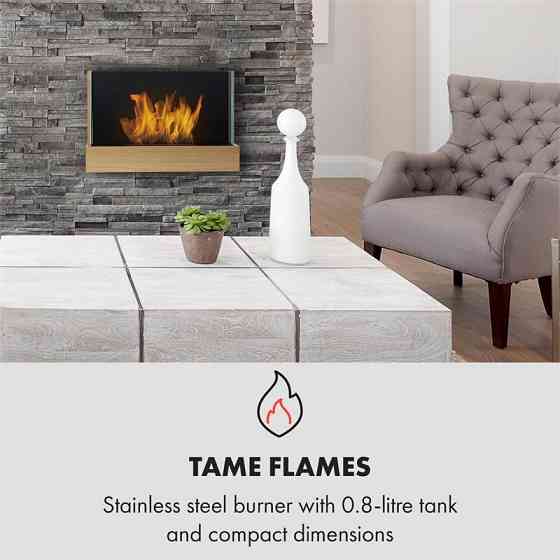 Phantasma Assemble етаноловий камін бездимний пальник із неіржавкої сталі 2h імітація дерева (Німеччина, Рівне