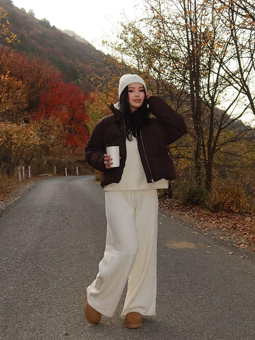 Женский удобный и теплый костюм двойка турецкая ангора-мустанг Одесса - изображение 4