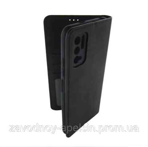 Чехол книжка Xiaomi Poco M3 pro Note 10 5G 10T Защита камеры (черный) Одесса