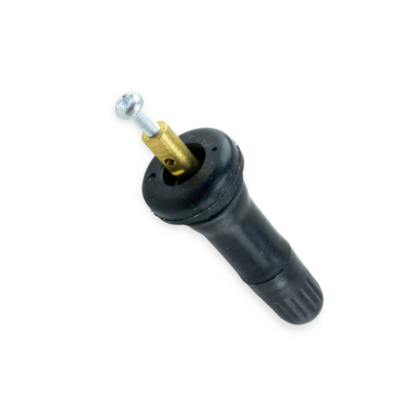 Штуцер прямий стайлінговий (чорний гумовий) безкамерки Мукачево - фото 1