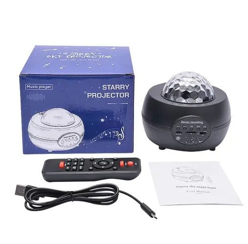 Проектор зоряне небо з блютуз колонкою Starry Projector Light Луцьк - фото 1