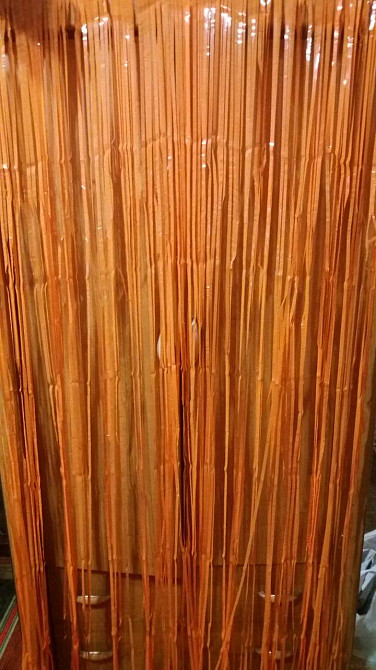 Дождик для фотозоны украшение 245 см на 92 см оранжевый Киев - изображение 5