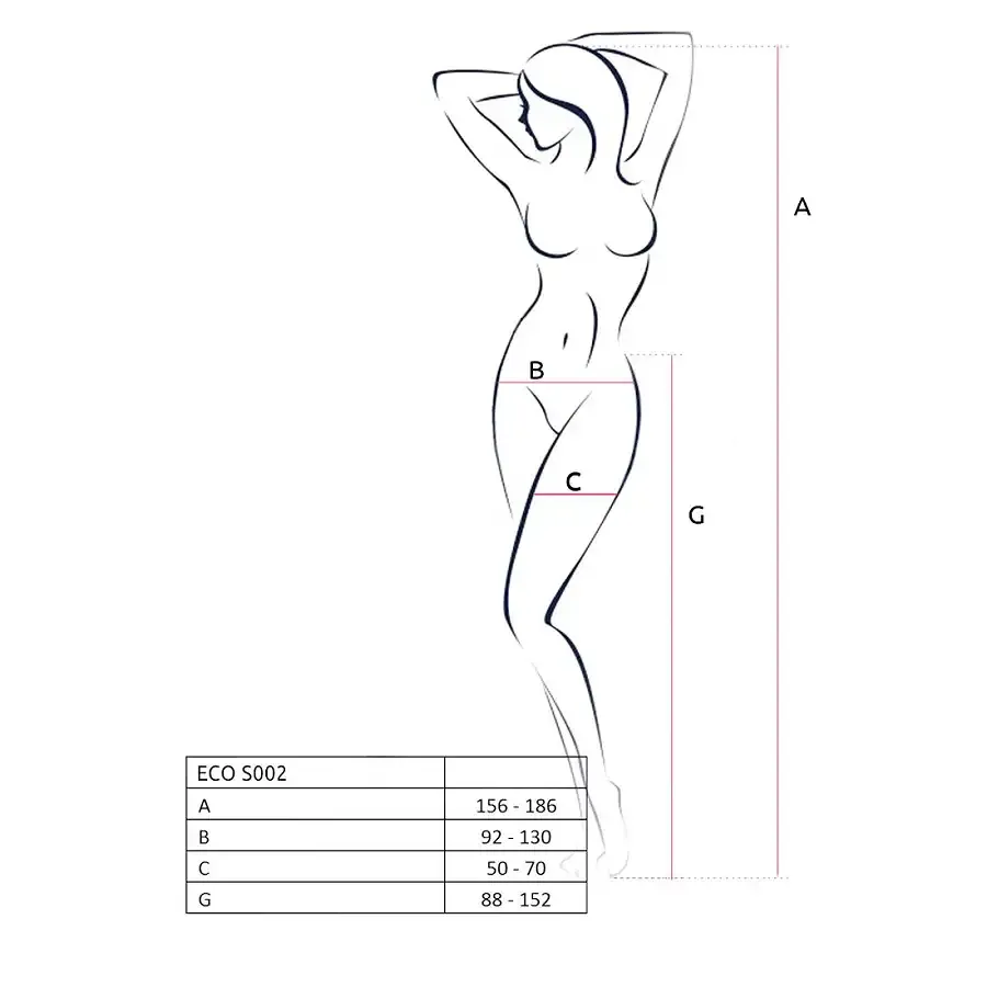 Еротичні колготки-бодістокінг Passion ECO S002 white, з доступом, геометричне плетіння Львов - изображение 7
