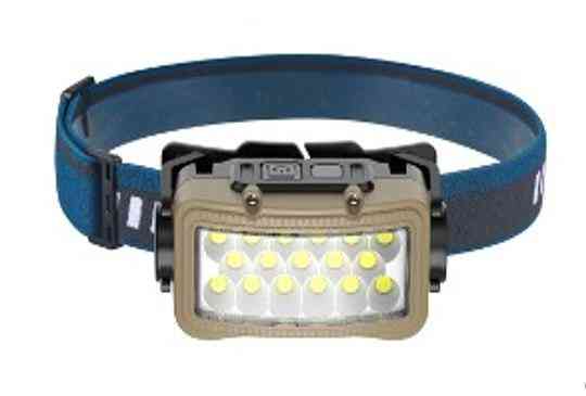 Налобний ліхтар Rablex RB958, жовтий+білий+червоний, 17хCOB, Сенсор, акум, Type-C Дніпро