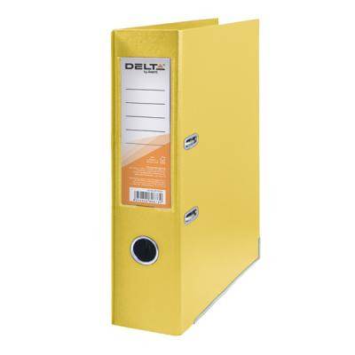 Папка - реєстратор Delta by Axent double-sided PP 7,5 cм, disassembled, yellow (D1712-08P) Вінниця - фото 1