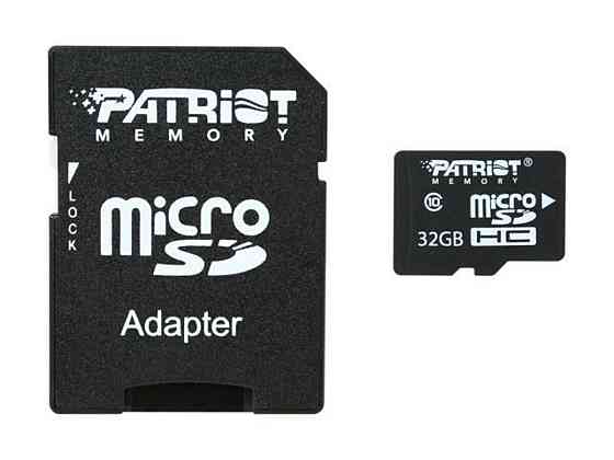 microSDHC (UHS-1) Patriot LX Series 32Gb class 10 (adapter SD) Київ