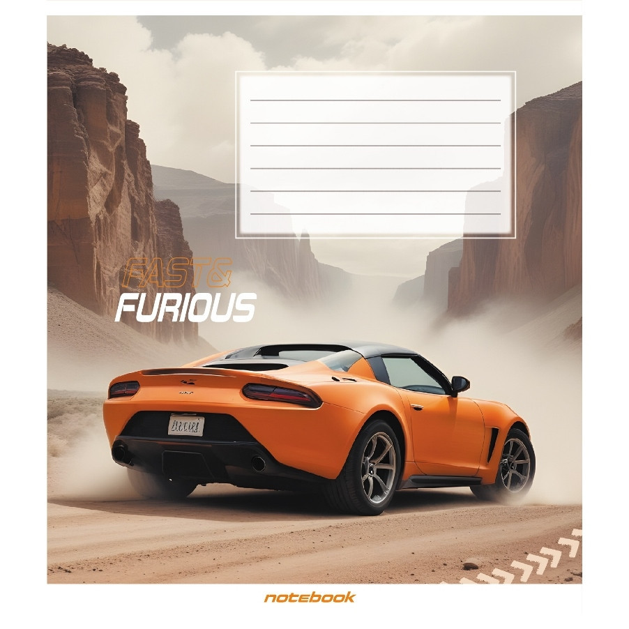 Зошит загальний "В пустелі" 060-590423K-1 в клітинку, 60 аркушів Вінниця - фото 1