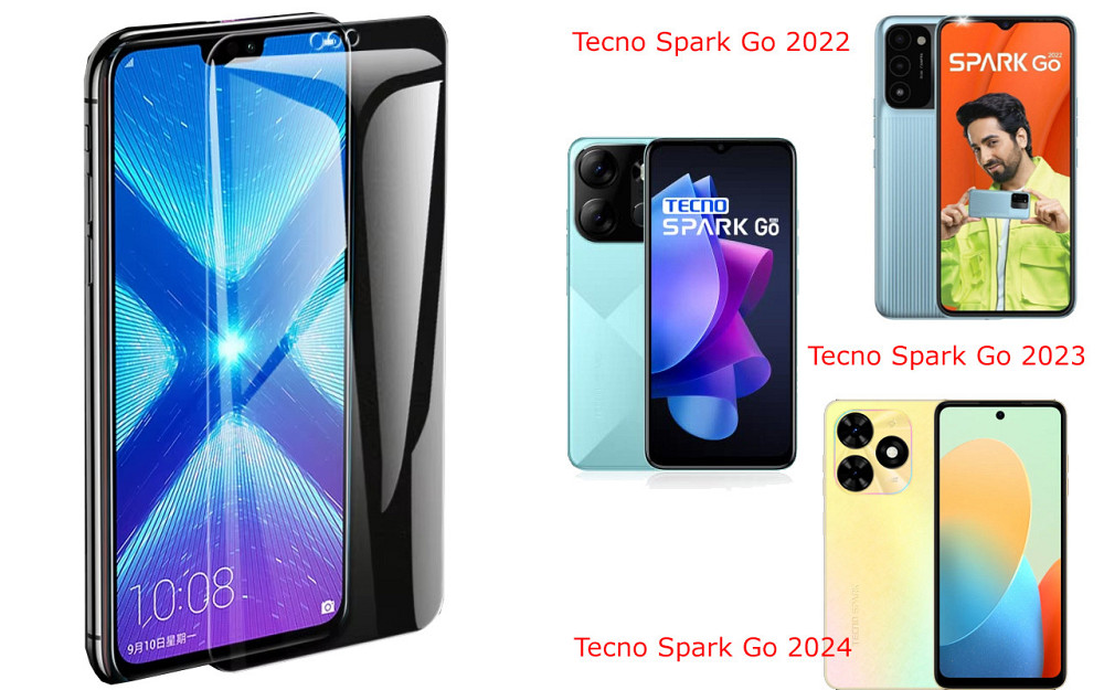 Защитное стекло NeoGlass для Tecno Spark Go 2022, Go 2023, Go 2024 – ультрапрозрачное и устойчивое Киев - изображение 2