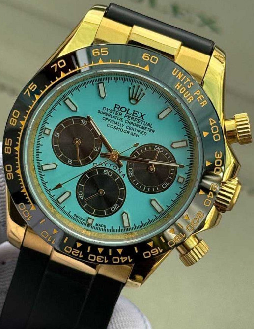 Швейцарський чоловічий годинник Rolex Daytona Yellow Gold Daytona Tiffany. Київ - фото 7