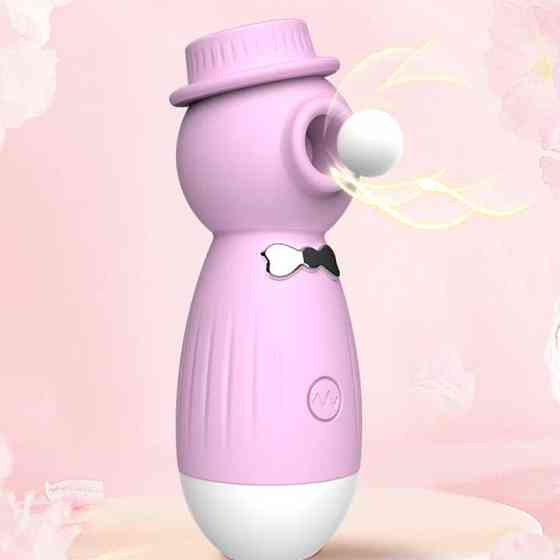 Клиторальный вакуумный вибратор в шляпе Wo-sex LiloUSB - Фиолетовый Винница