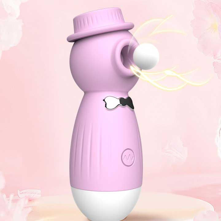 Клиторальный вакуумный вибратор в шляпе Wo-sex LiloUSB - Фиолетовый Винница - изображение 1