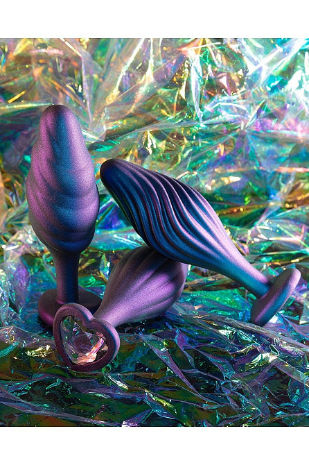 Волнистая анальная пробка Blush Anal Adventures Matrix со стимулирующим дизайном, фиолетовая Sex Aura Киев - изображение 5