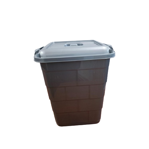 Бак для сміття квадратний 55л з кришкою Tetris ELIF Житомир - изображение 2