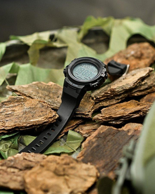 Skmei Чоловічий водостійкий тактичний годинник Skmei black Одеса - фото 2
