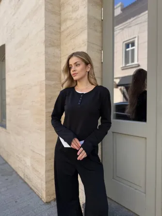 Жіночий костюм 2-ка з двунитки бежевий чорний Одеса