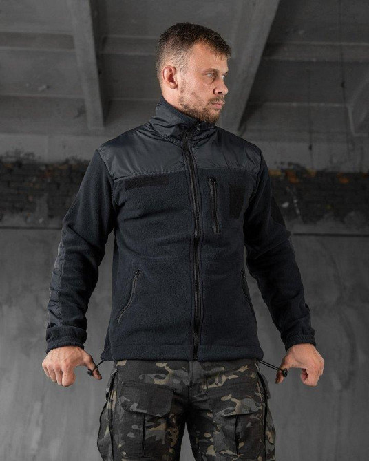 Тактическая флисовка STANDART синяя  ДСНС   РГ6282 Одесса - изображение 6