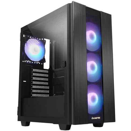Корпус Chieftec HUNTER 2 GS-02B-OP 4x120mm A-RGB, USB-C, ATX, без БЖ, Black Вінниця