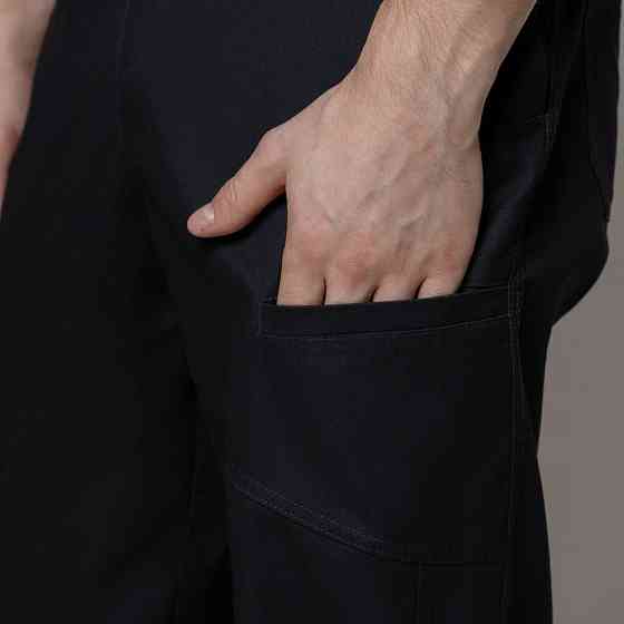 Мужские темно-серые джоггеры весенние с карманами Pobedov Vortex Киев