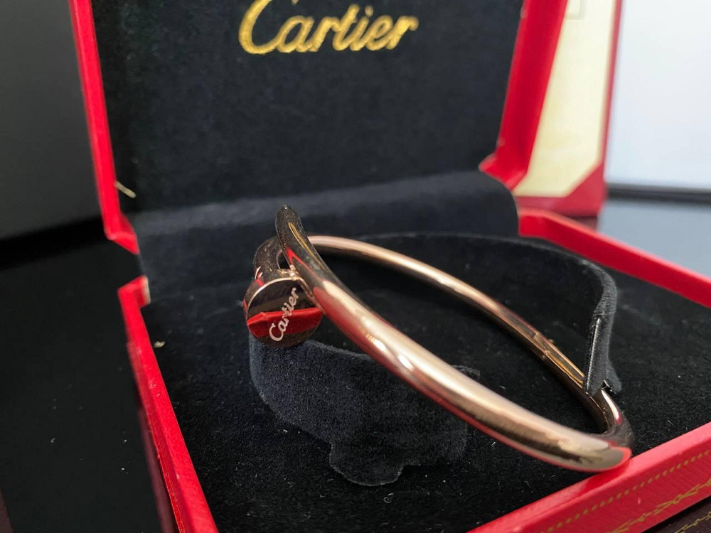 Cartier браслет цвях позолота / подарункове паковання Одеса - фото 2