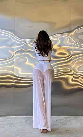 Костюм женский штаны клеш и лонгслив Белый 44/46 Харьков