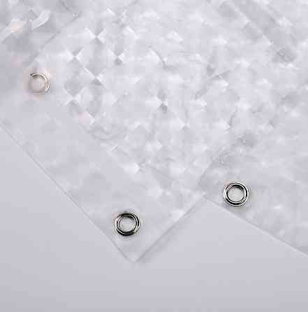 Шторка для ванной комнаты Bathlux 180 x 180 см люкс качество с водоотталкивающим покрытием, Прозрачная Каменец-Подольский